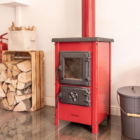 Gemutliches Tinyhouse Bungalow Mit Kamin & Sauna Am See Joachimsthal Exteriér fotografie
